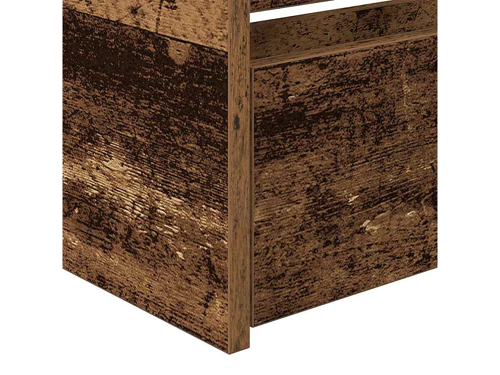 Cadre de lit de jour avec tiroirs Bois ancien 75 x 190 cm