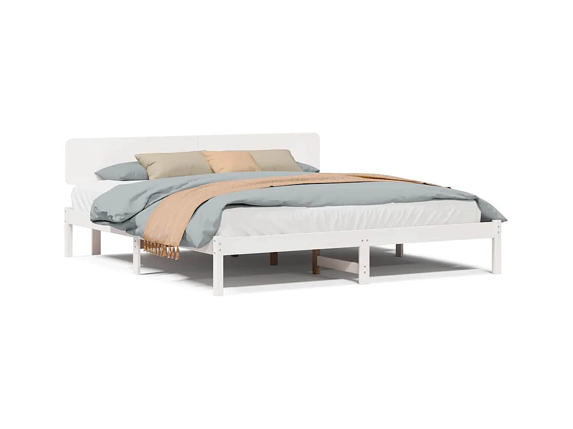 Estructura de cama con cabecera 180 x 200 cm