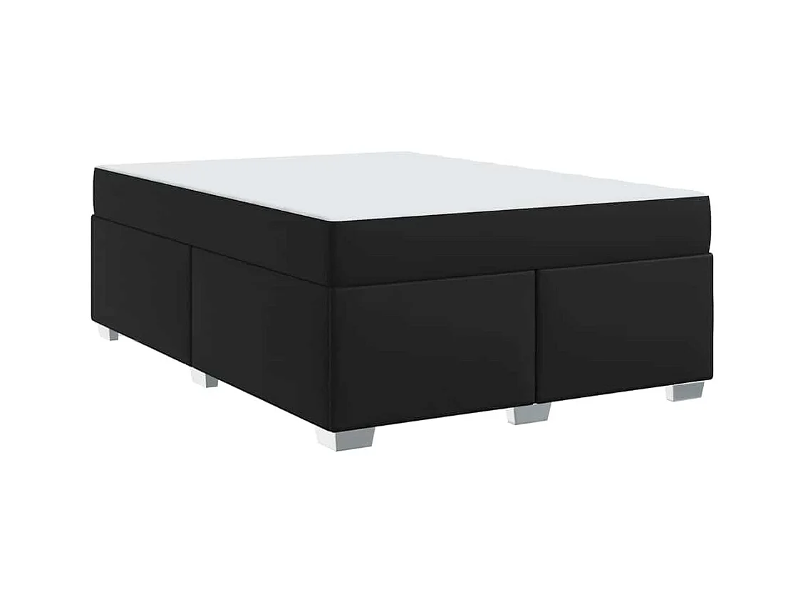 Cadre de lit Noir 140 x 200 cm Faux cuir