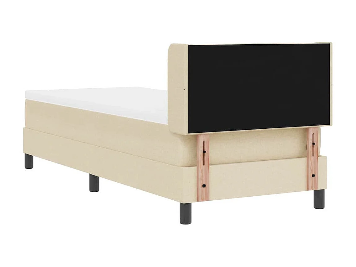 Boxspringbed met matras met matras Crème 80 x 200 cm