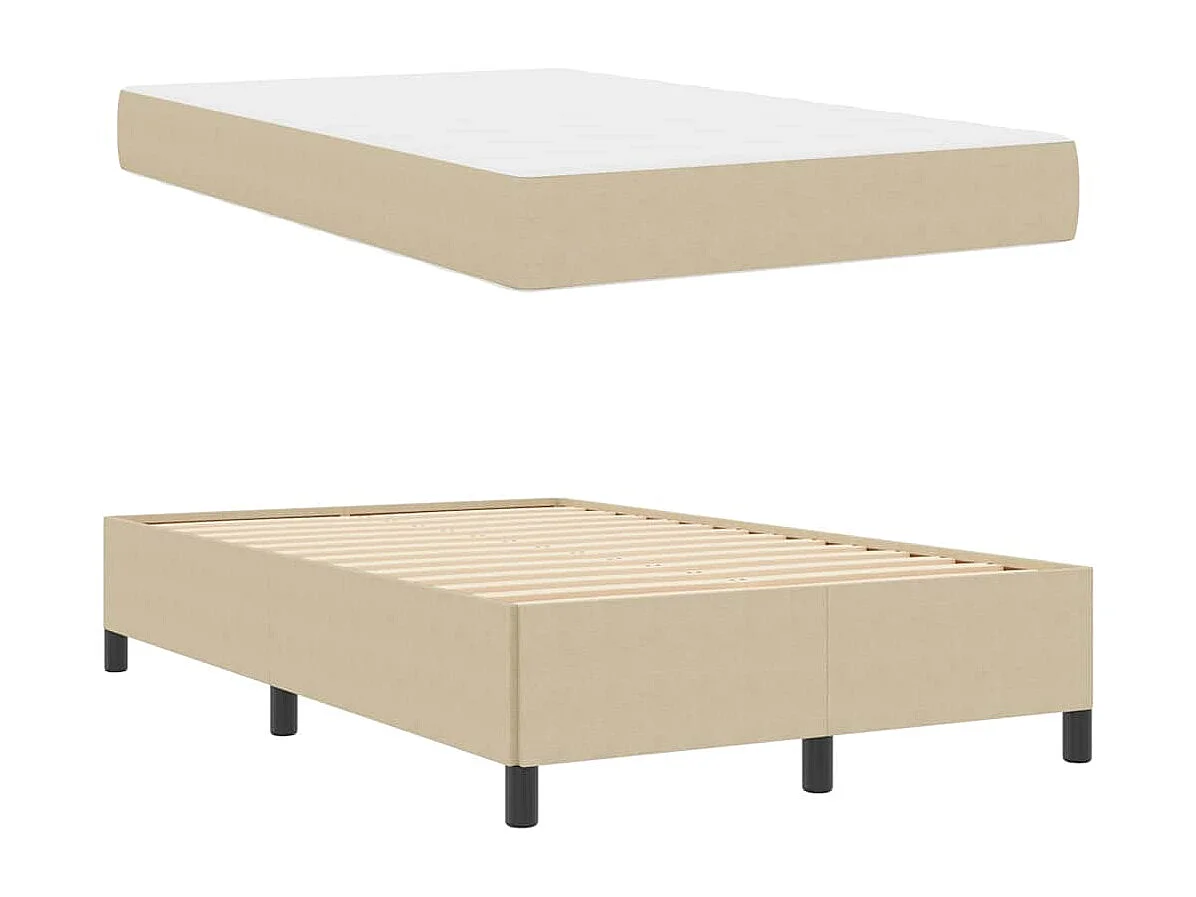 Cadre de lit Vert gris clair 120 x 200 cm