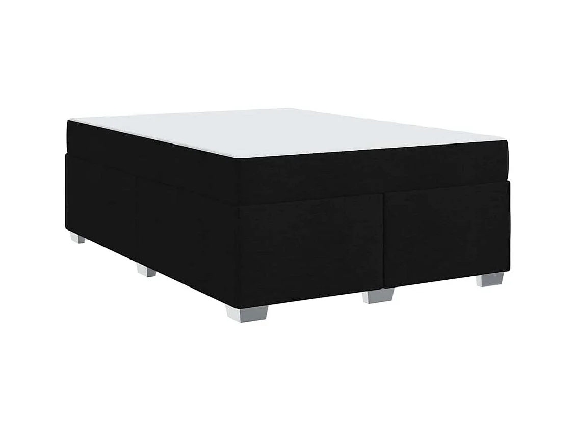 Estrutura da Cama Preto 140 x 200 cm tecido