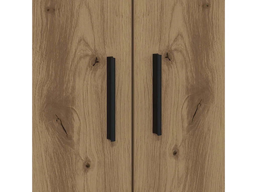 Cama con almacenamiento Roble artisan 80 x 200 cm