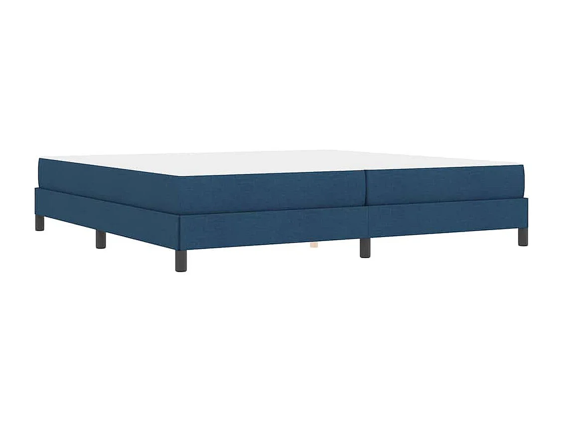 Cama Box com colchão Azul 200 x 200 cm tecido