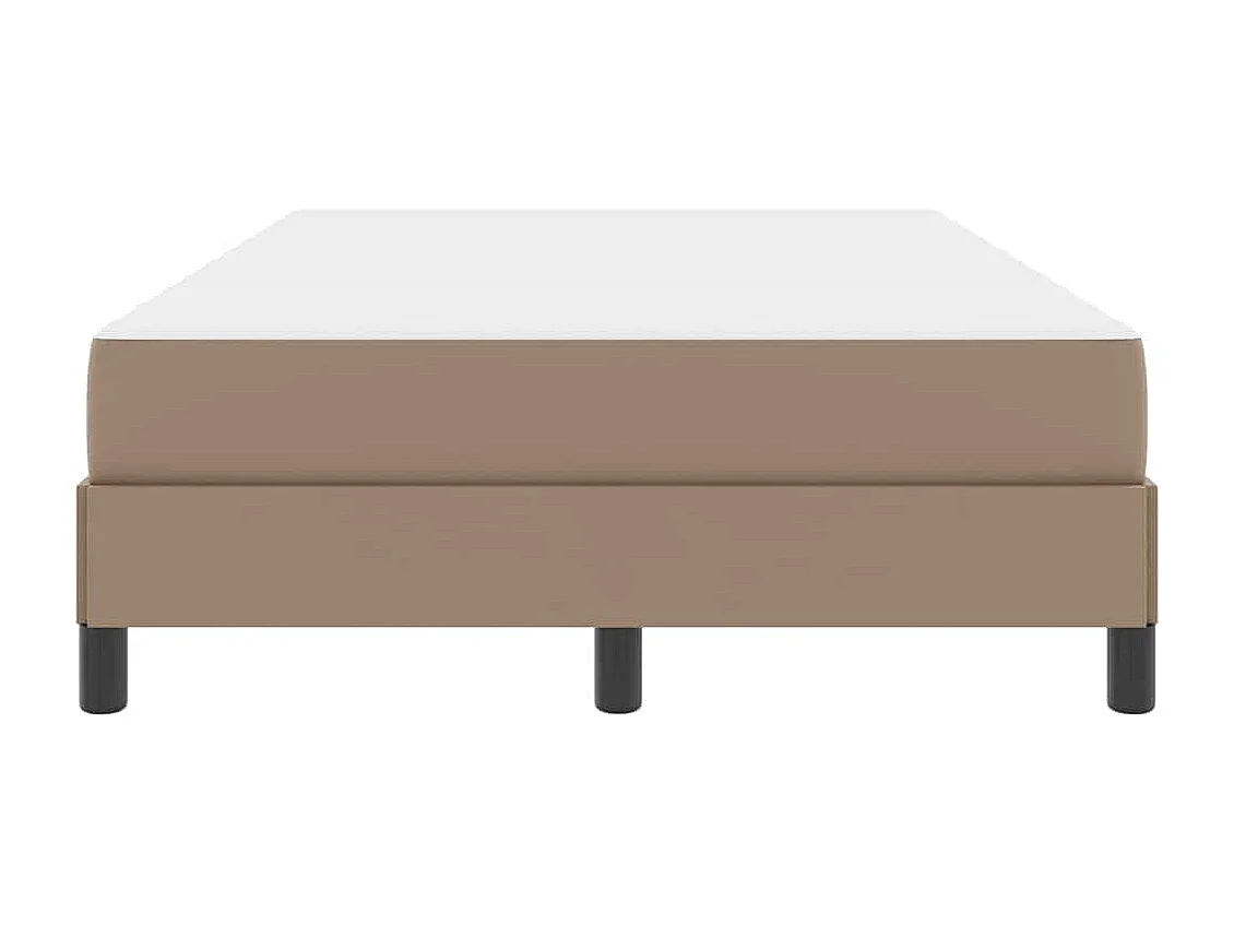 Cama con colchón Capuchino 120 x 200 cm Cuero sintético