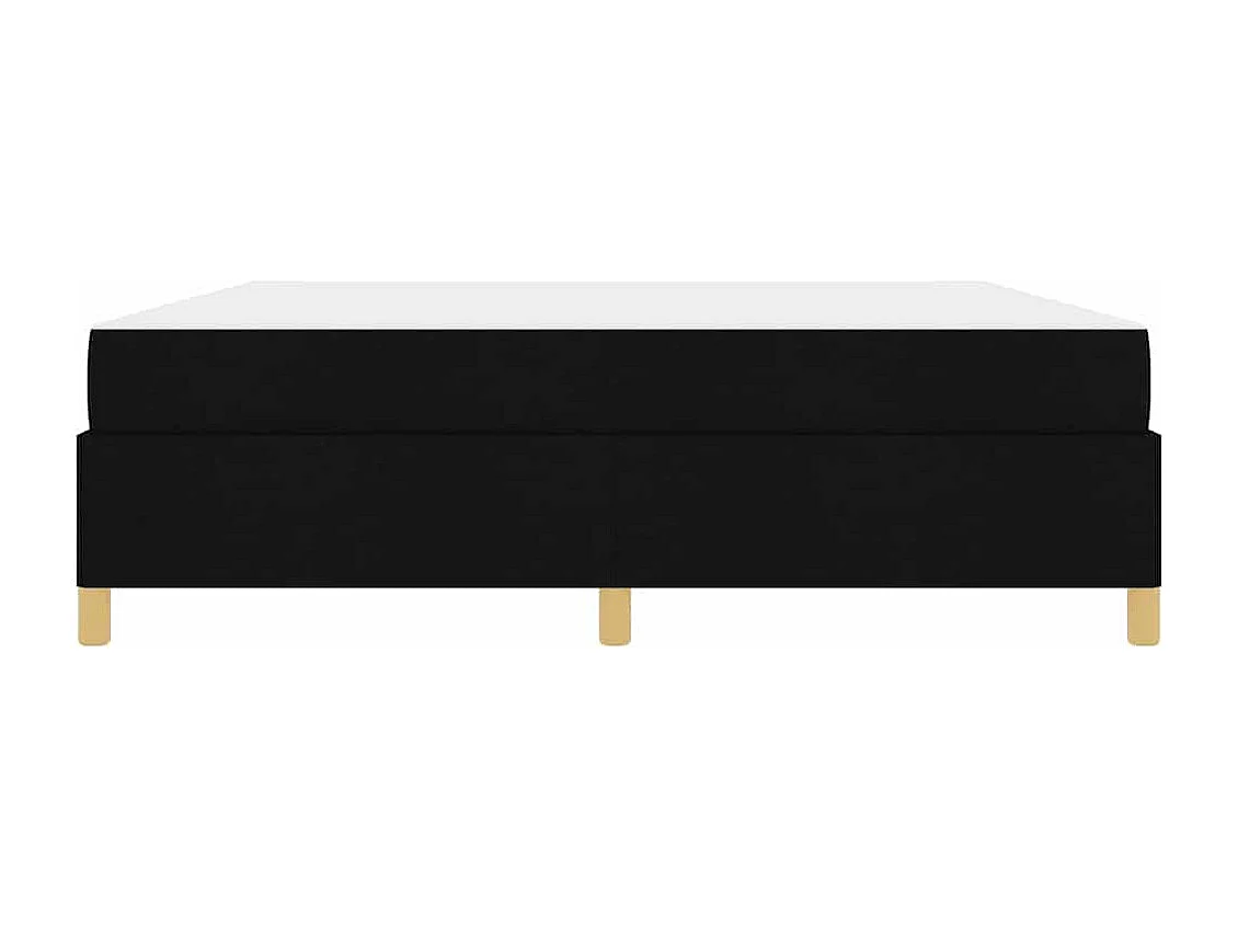 Cadre de lit Noir et blanc et noir 180 x 200 cm tissu