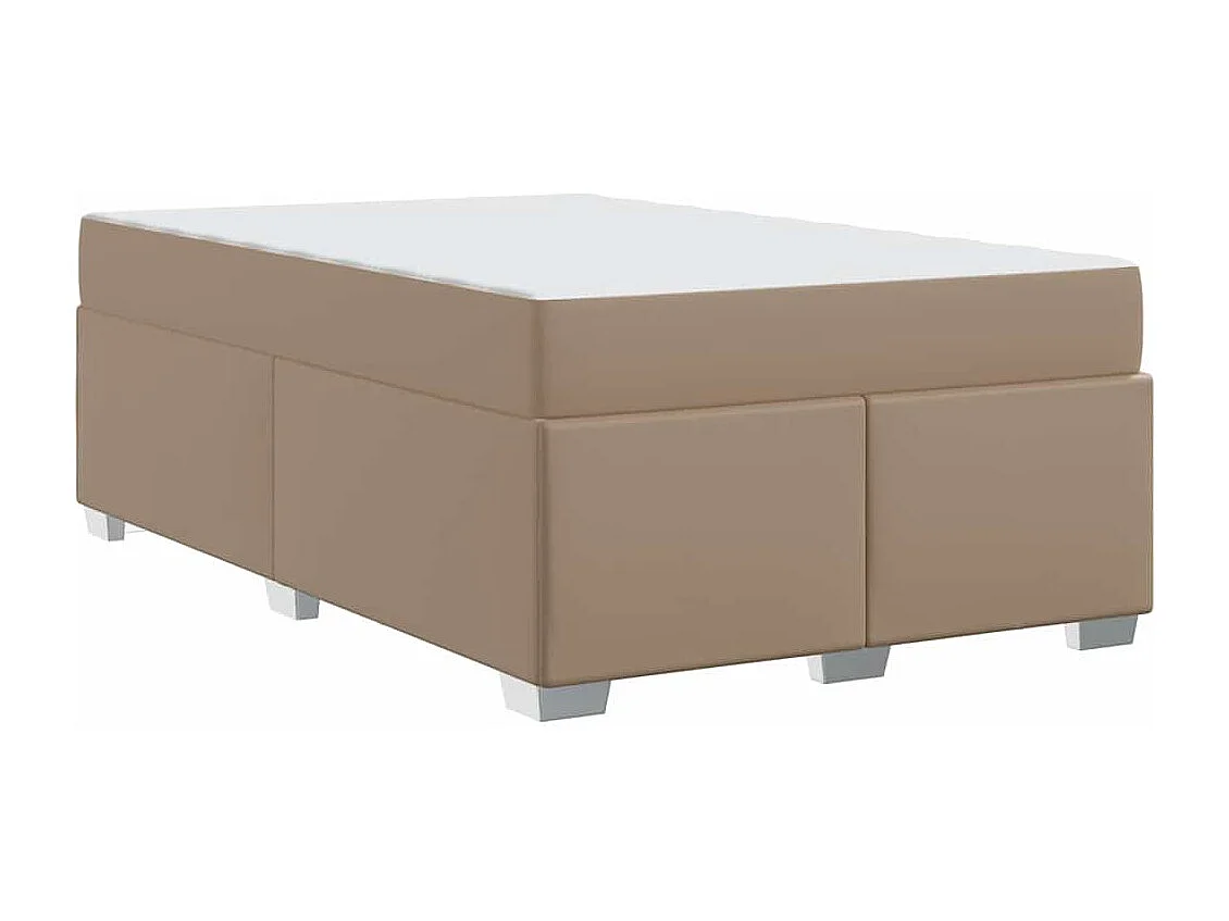 Estrutura da Cama Cappuccino 120 x 190 cm Couro sintético