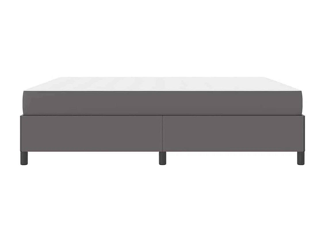 Estructura de cama con colchón con colchón Gris 180 x 200 cm