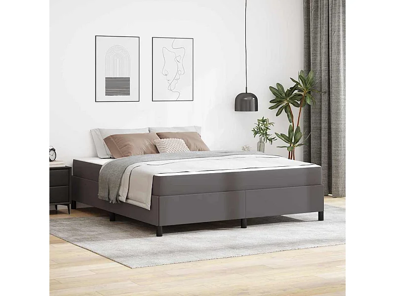 Estrutura de cama com colchão com colchão Cinzeto 180 x 200 cm