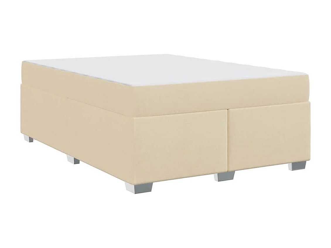 Bedframe Crème 140 x 200 cm Stof