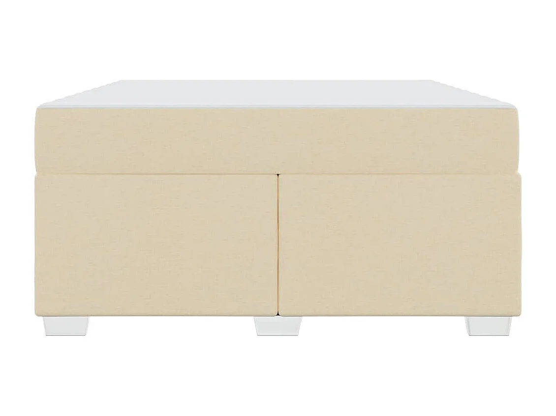 Bedframe Crème 140 x 200 cm Stof