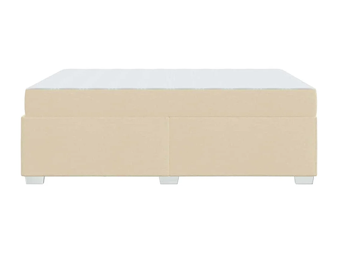 Bedframe Crème 140 x 200 cm Stof