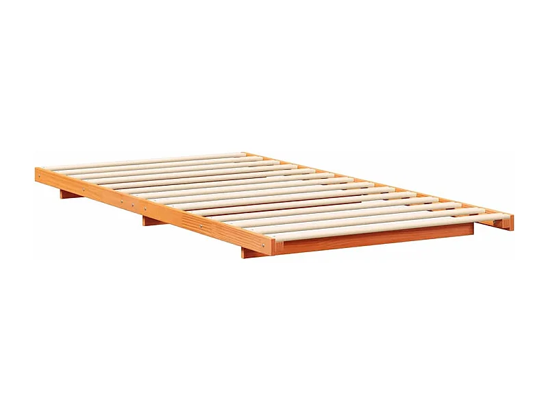 Estructura de cama Marrón cera 100 x 220 cm