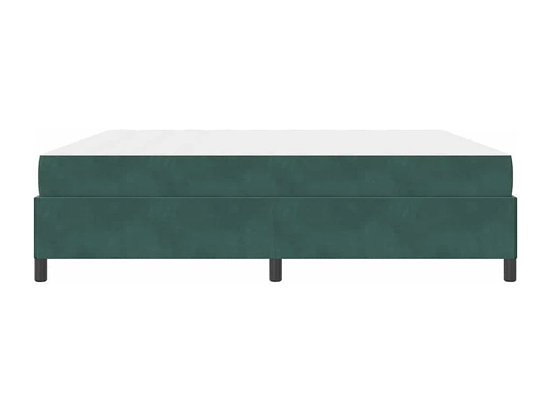 Estrutura da Cama Verde Escuro, Verde e Branco 200 x 200 cm