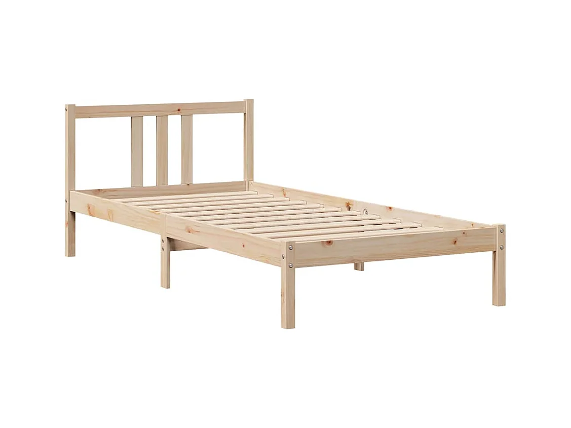 Cadre de lit avec tête de lit sans matelas 90x190 cm