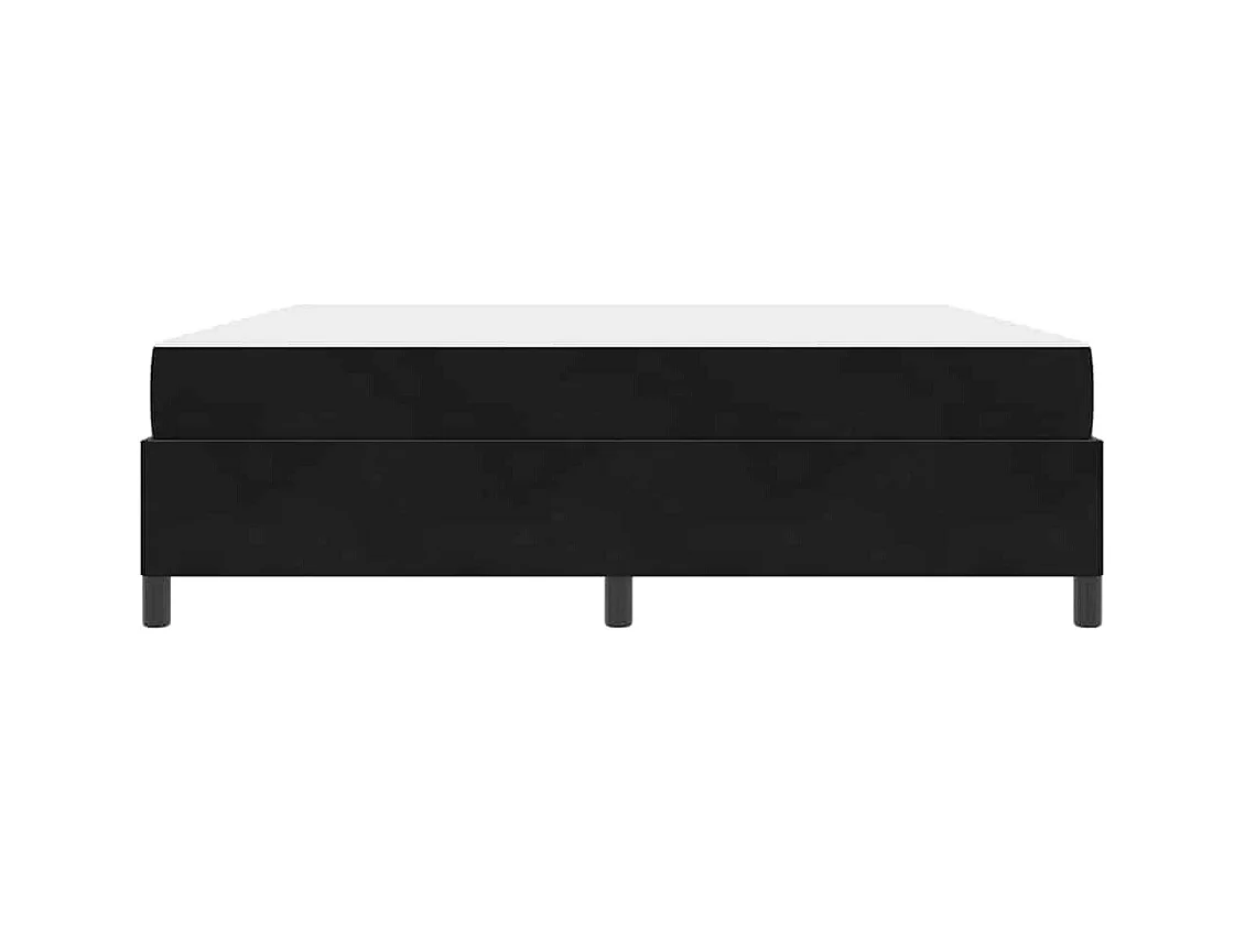 Cadre de lit Noir et blanc et noir 180 x 200 cm Velours