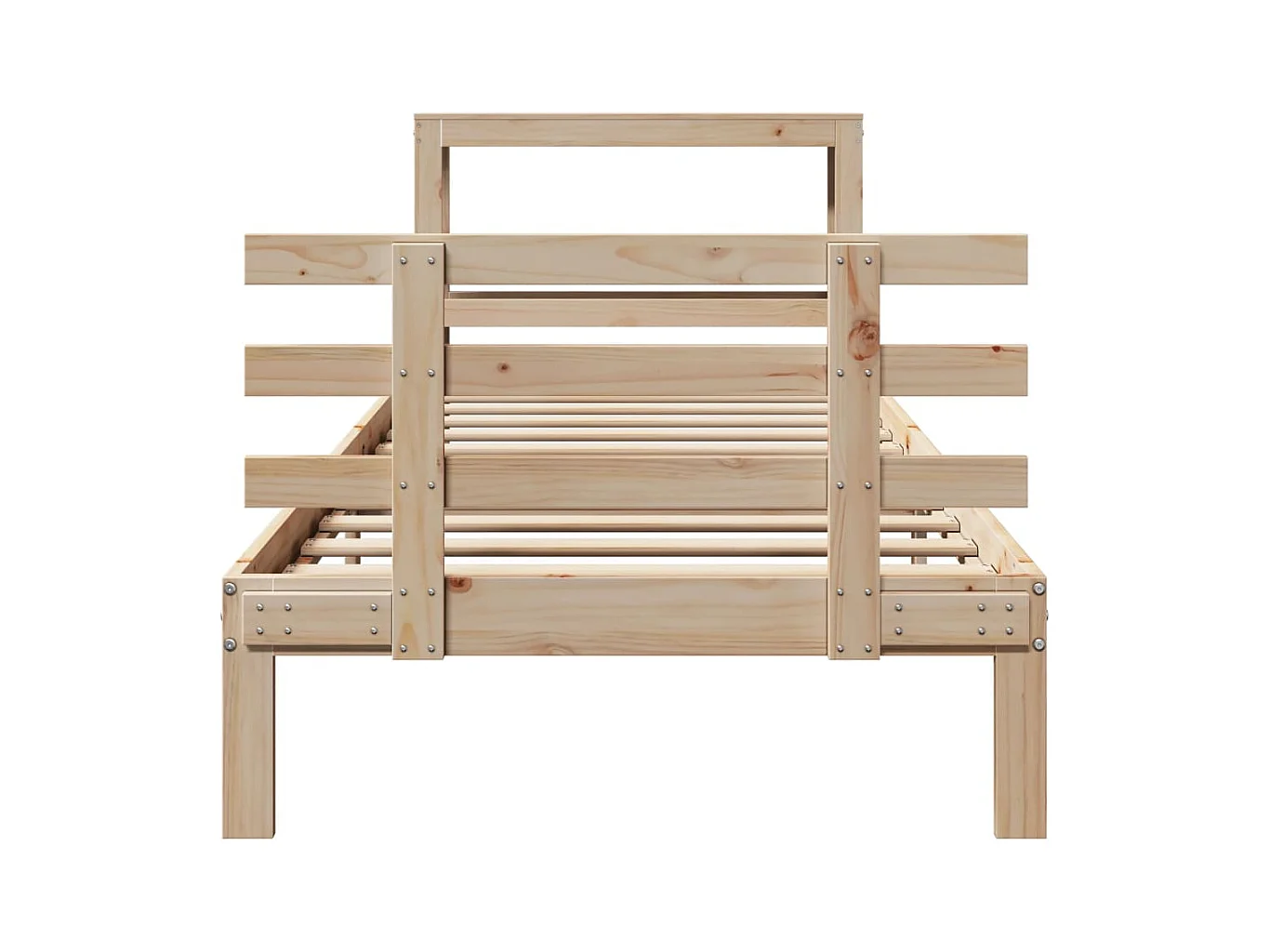 Cadre de lit avec tête de lit sans matelas 90x190 cm