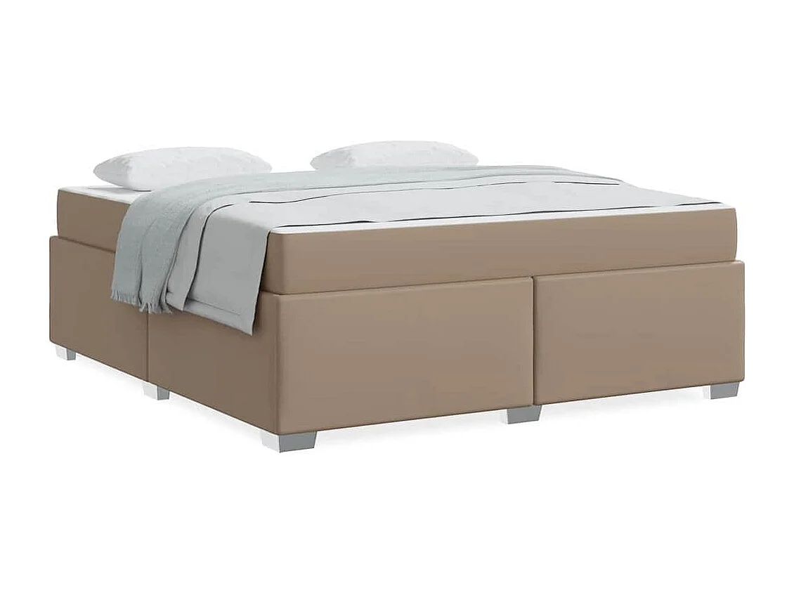 Estrutura da Cama Cappuccino 180 x 200 cm Couro sintético