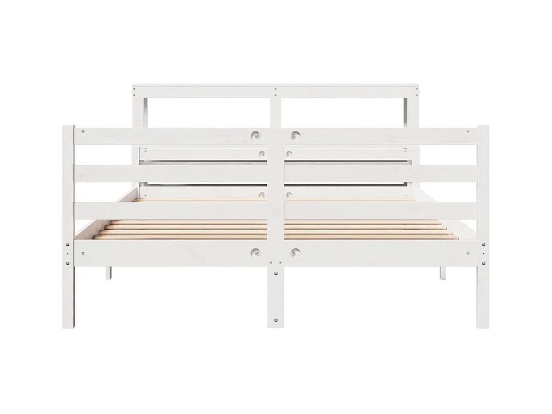 Cadre de lit avec tête de lit sans matelas 160x200 cm