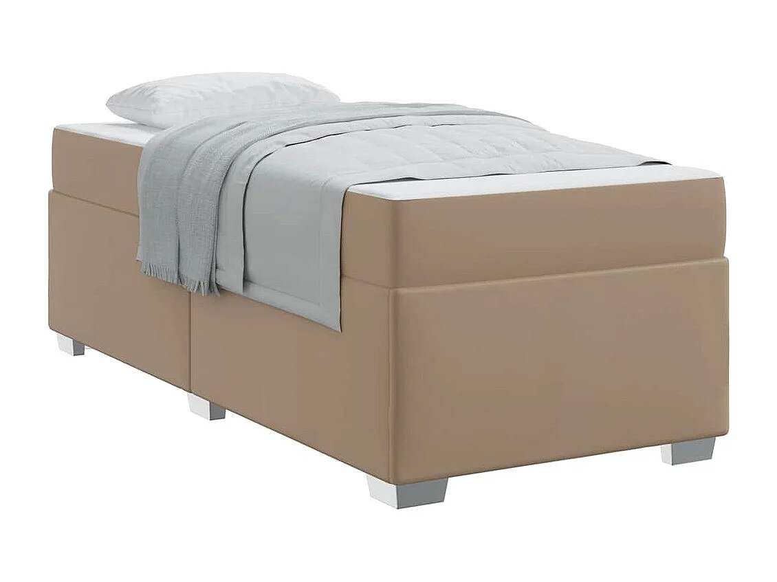 Estructura de cama Capuchino 100 x 200 cm Cuero sintético