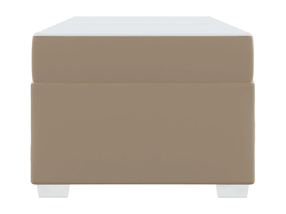 Estructura de cama Capuchino 100 x 200 cm Cuero sintético