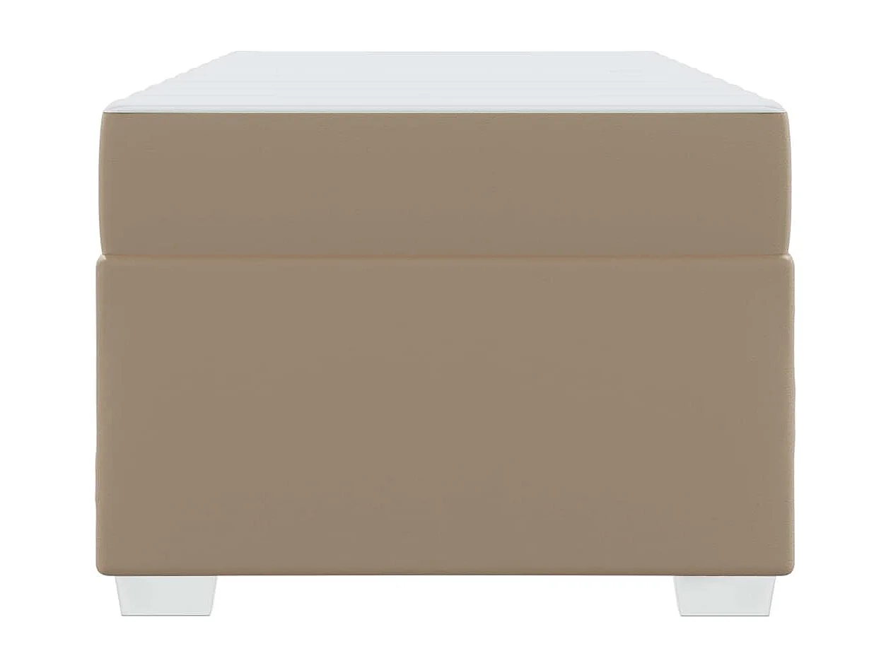 Estructura de cama Capuchino 100 x 200 cm Cuero sintético