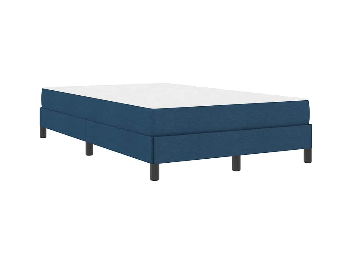 Cama Box com colchão Azul 120 x 200 cm tecido