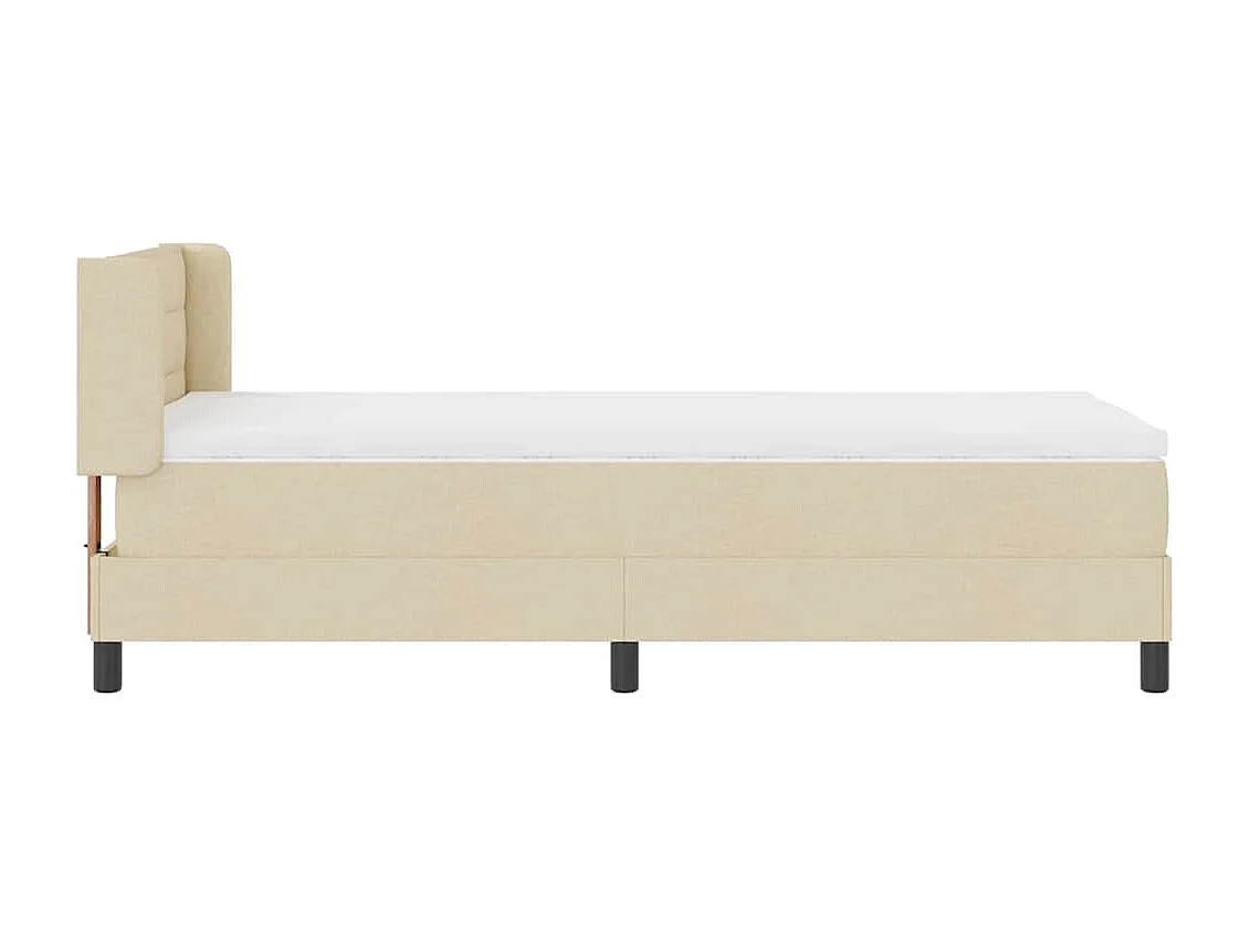 Boxspringbed met matras met matras Crème 90 x 190 cm