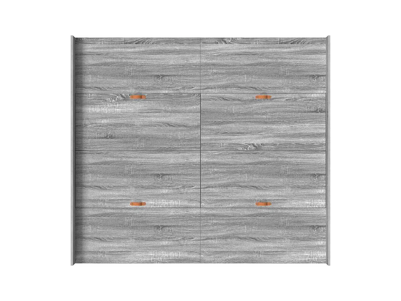 Cadre de lit avec rangement Sonoma gris 200 x 200 cm
