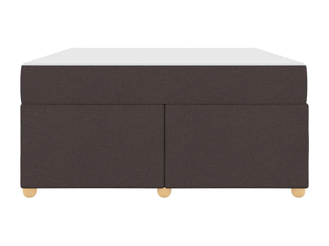 Estrutura da Cama Castanho escuro 160 x 200 cm tecido