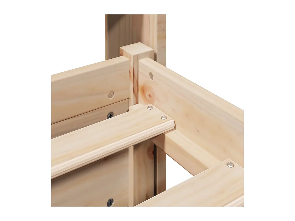 Cadre de lit avec tête de lit sans matelas 120x190 cm