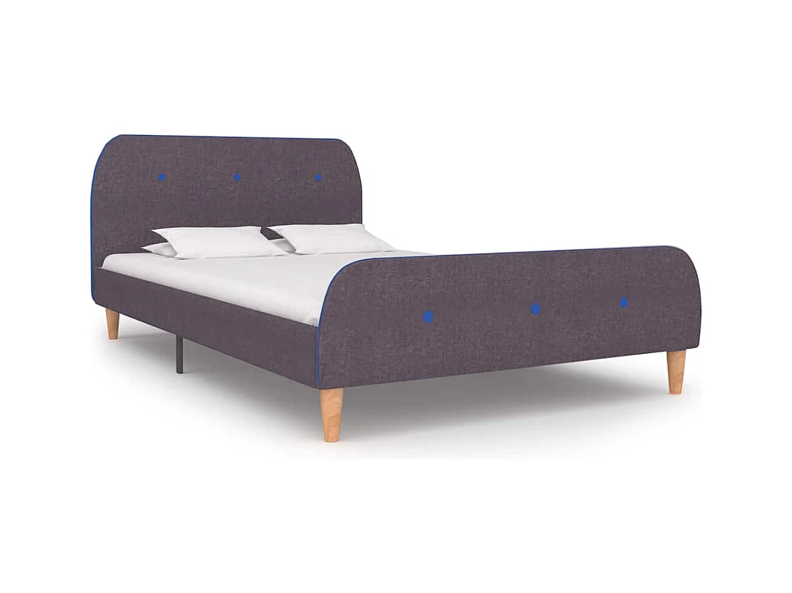 Estrutura de cama sem colchão 120x190 cm tecido