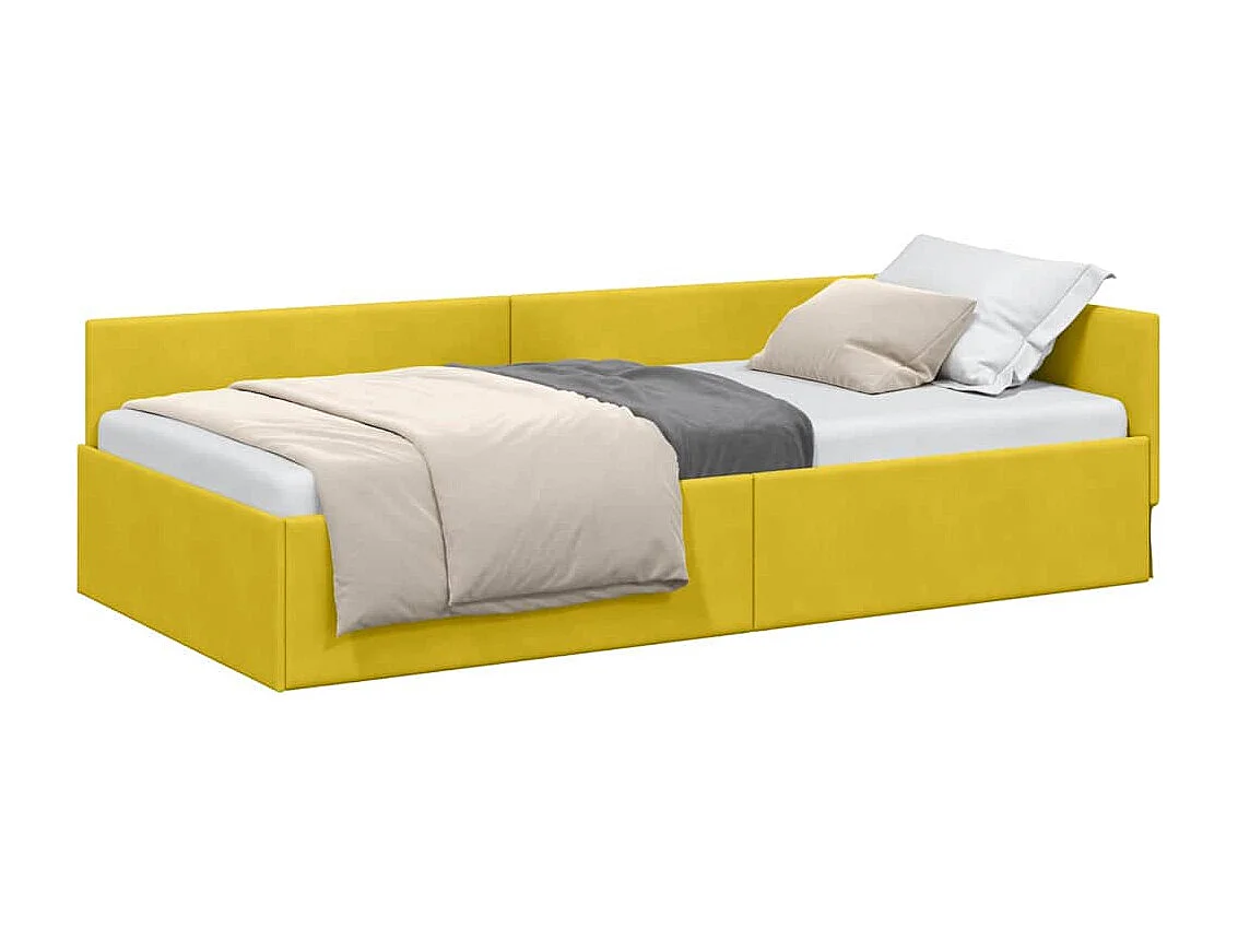 Anders met hoofdeinde Geel 80 x 200 cm