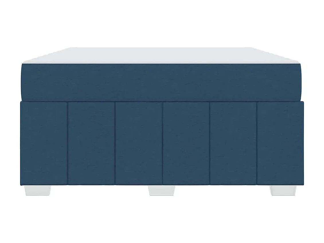 Bedframe met matras Blauw 140 x 200 cm Stof