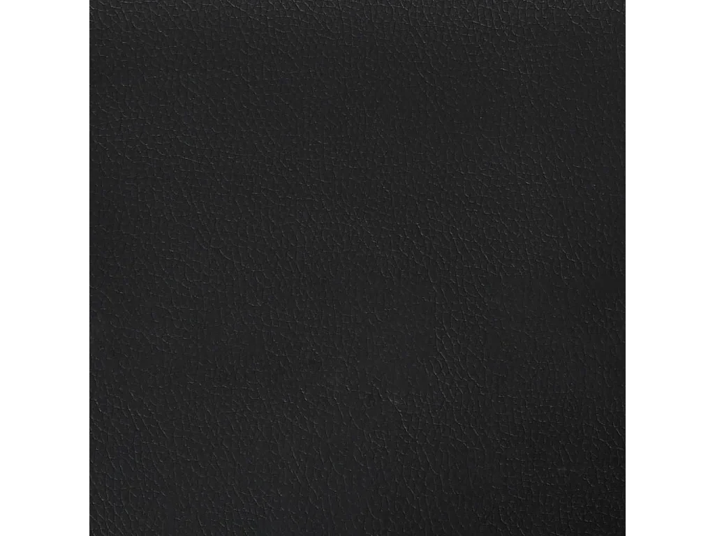 Cadre de lit sans matelas noir similicuir