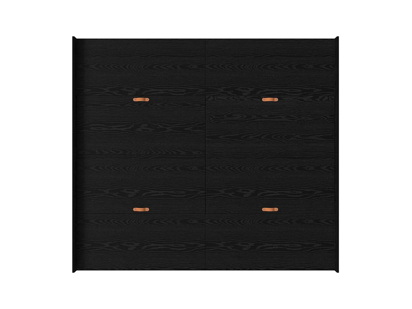 Cadre de lit avec rangement avec tiroir Chêne noir 200 x 200 cm