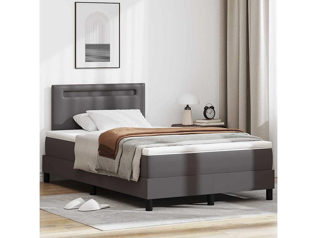 Estrutura de cama com colchão com colchão Cinzeto 120 x 200 cm