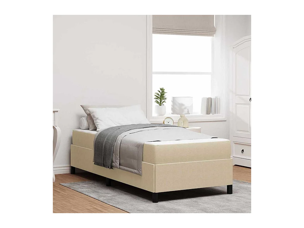 Cadre de lit Vert gris clair 90 x 190 cm