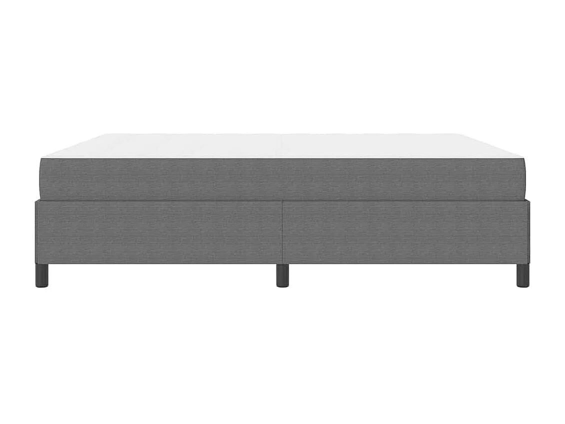 Estructura de cama Gris claro 180 x 200 cm Telas de pana