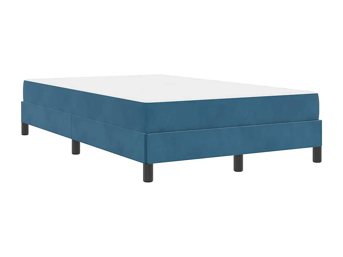 Boxspringbed met matras Donkerblauw 120 x 190 cm Fluweel