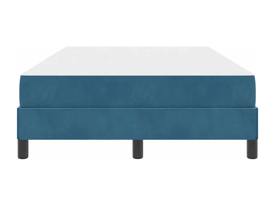 Boxspringbed met matras Donkerblauw 120 x 190 cm Fluweel