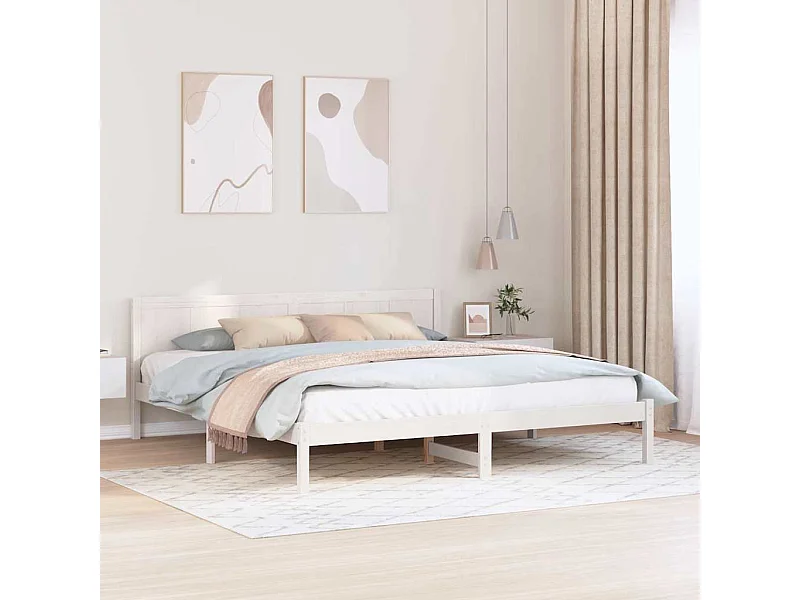 Estructura de cama 180 x 200 cm Madera maciza de Pino