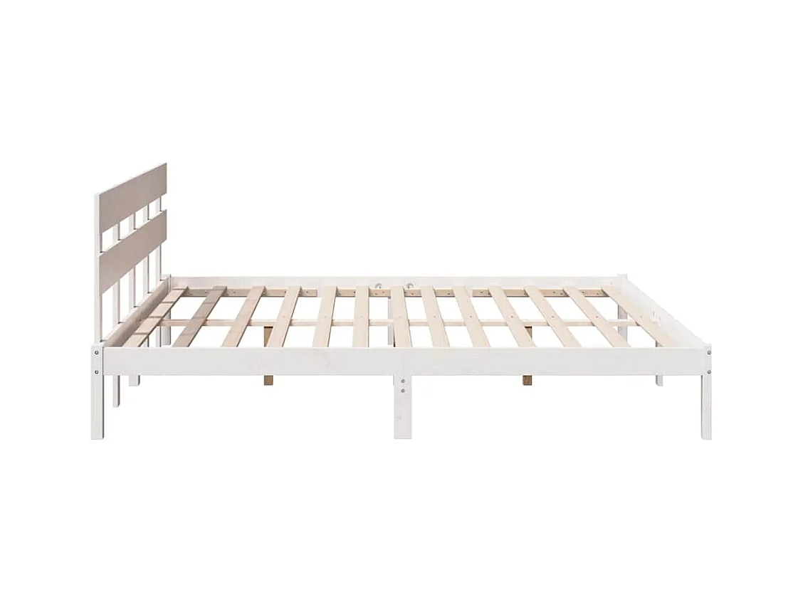 Estructura de cama 180 x 200 cm Madera maciza de Pino