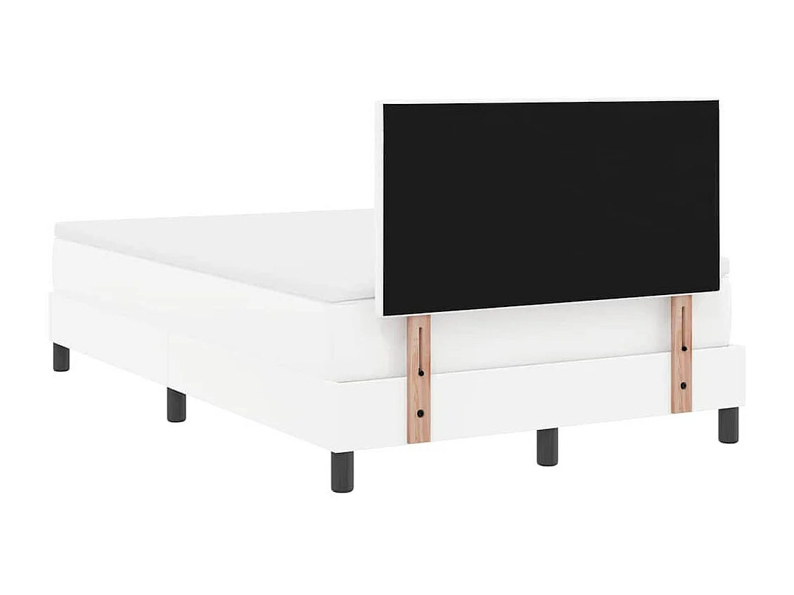 Estructura de cama con colchón 120 x 190 cm Cuero sintético