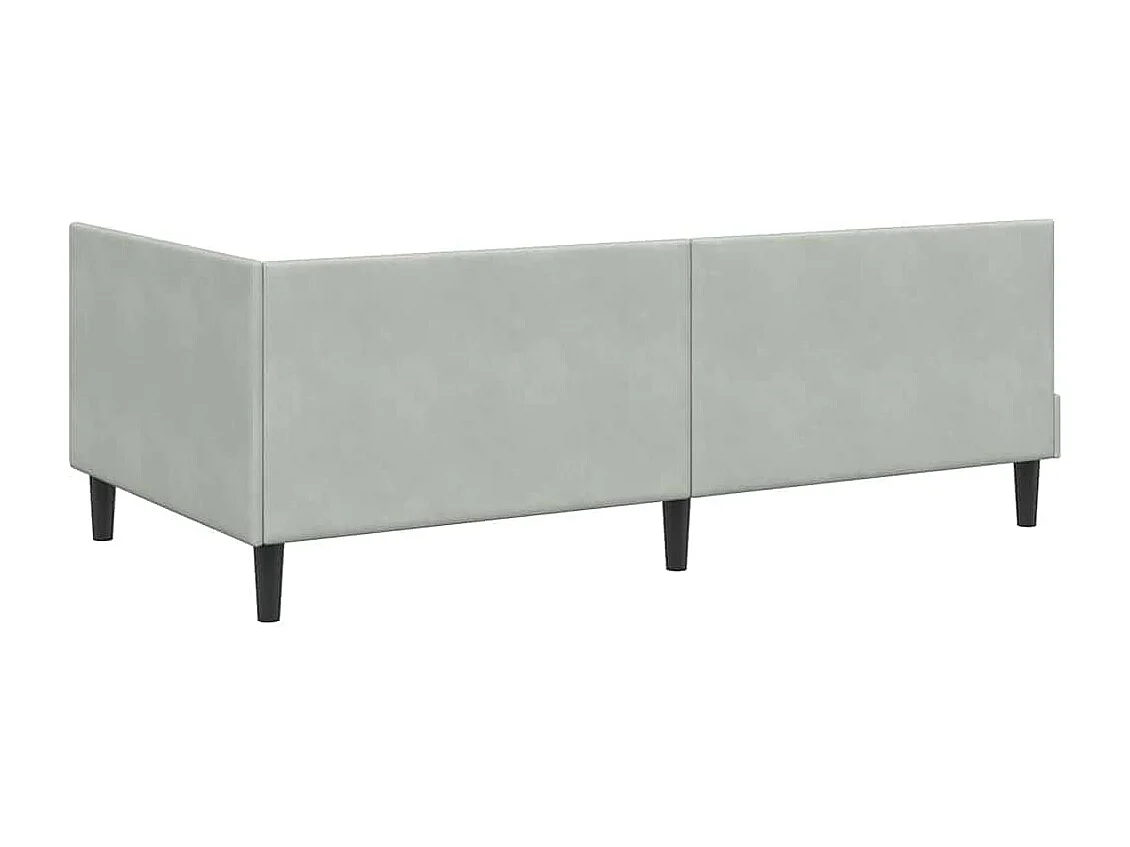 Estrutura de Cama de Canto Outros Cinzento-claro 80 x 200 cm