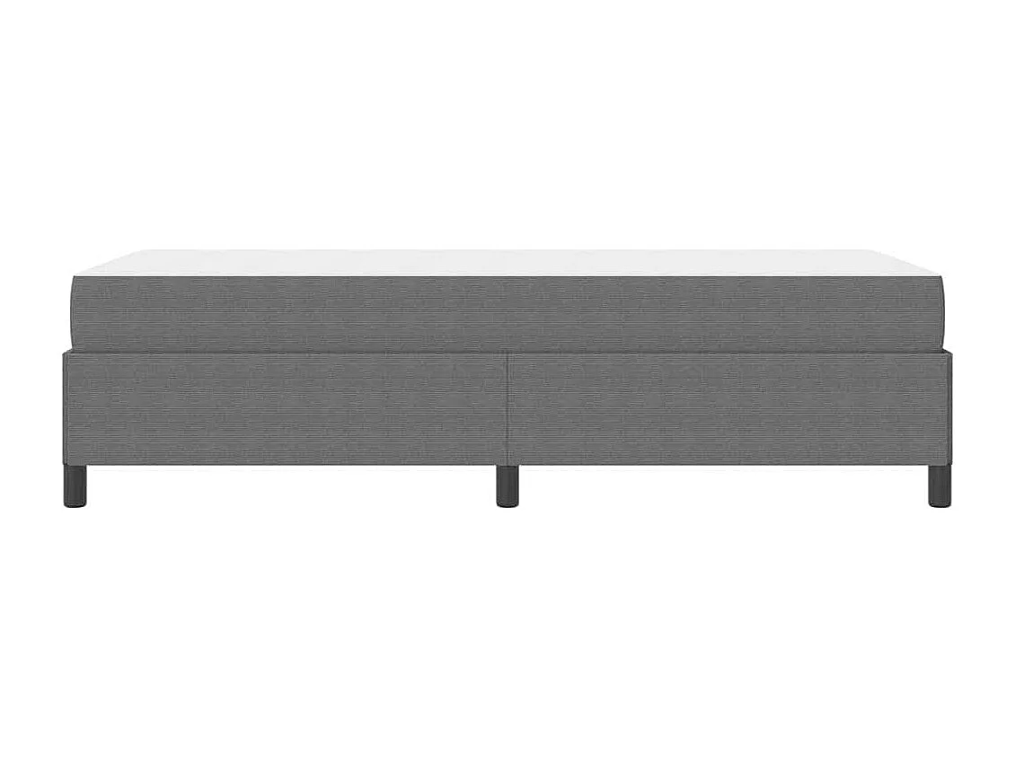 Estructura de cama Gris claro 90 x 200 cm Telas de pana