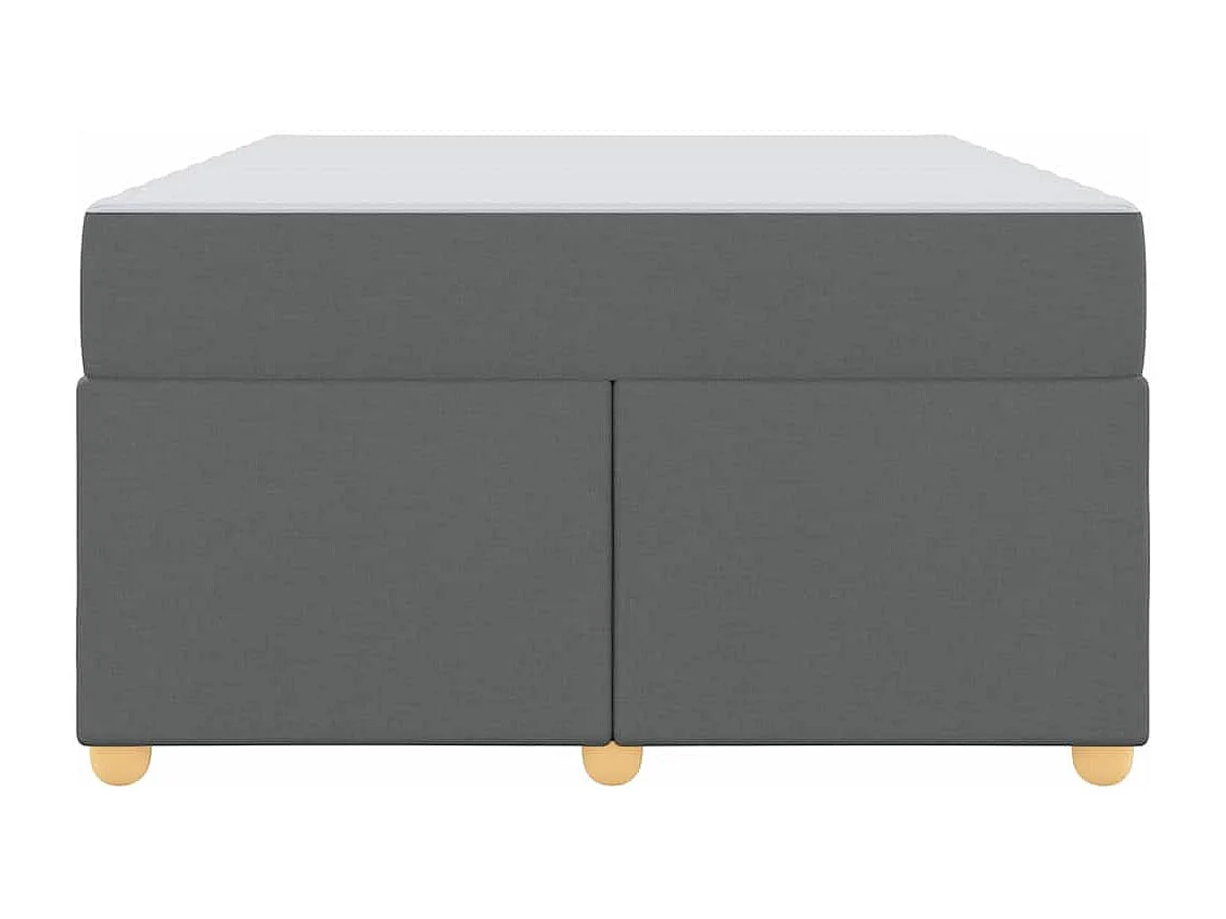 Estrutura da Cama Cinzento escuro 120 x 200 cm tecido