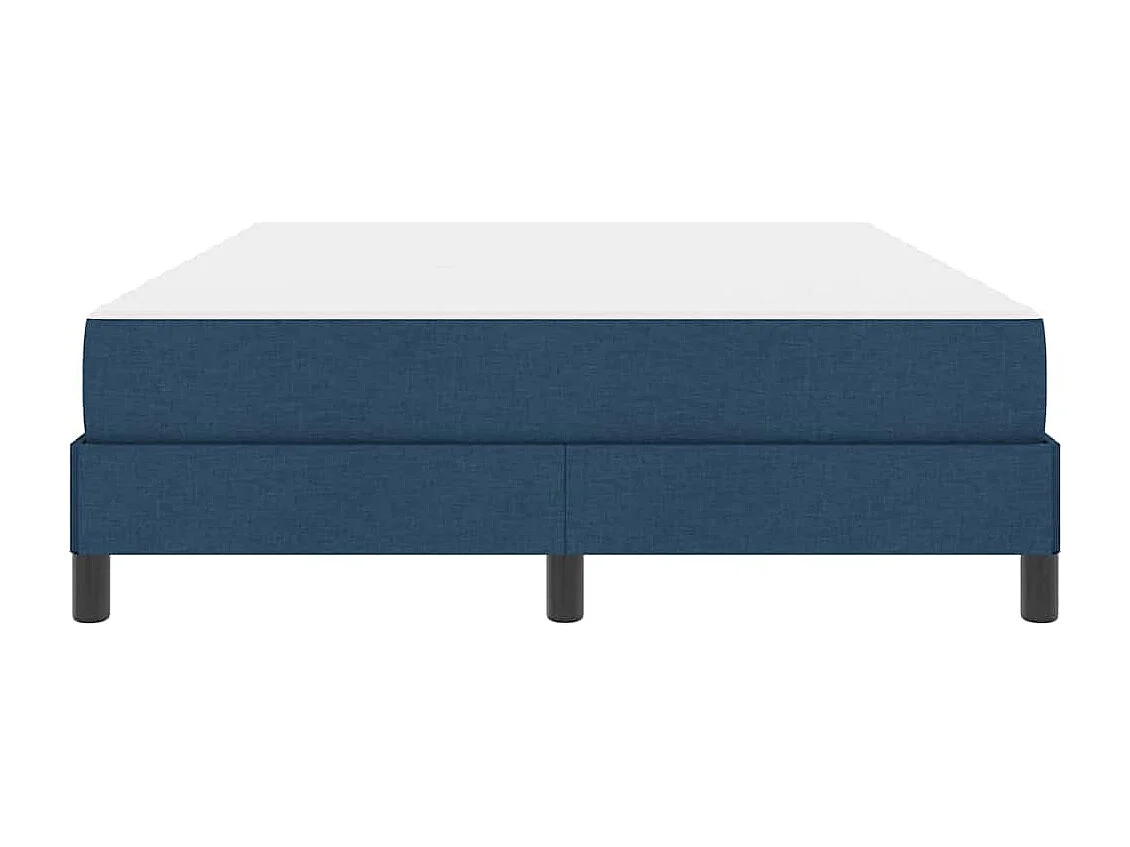 Cama Box com colchão Azul 140 x 200 cm tecido