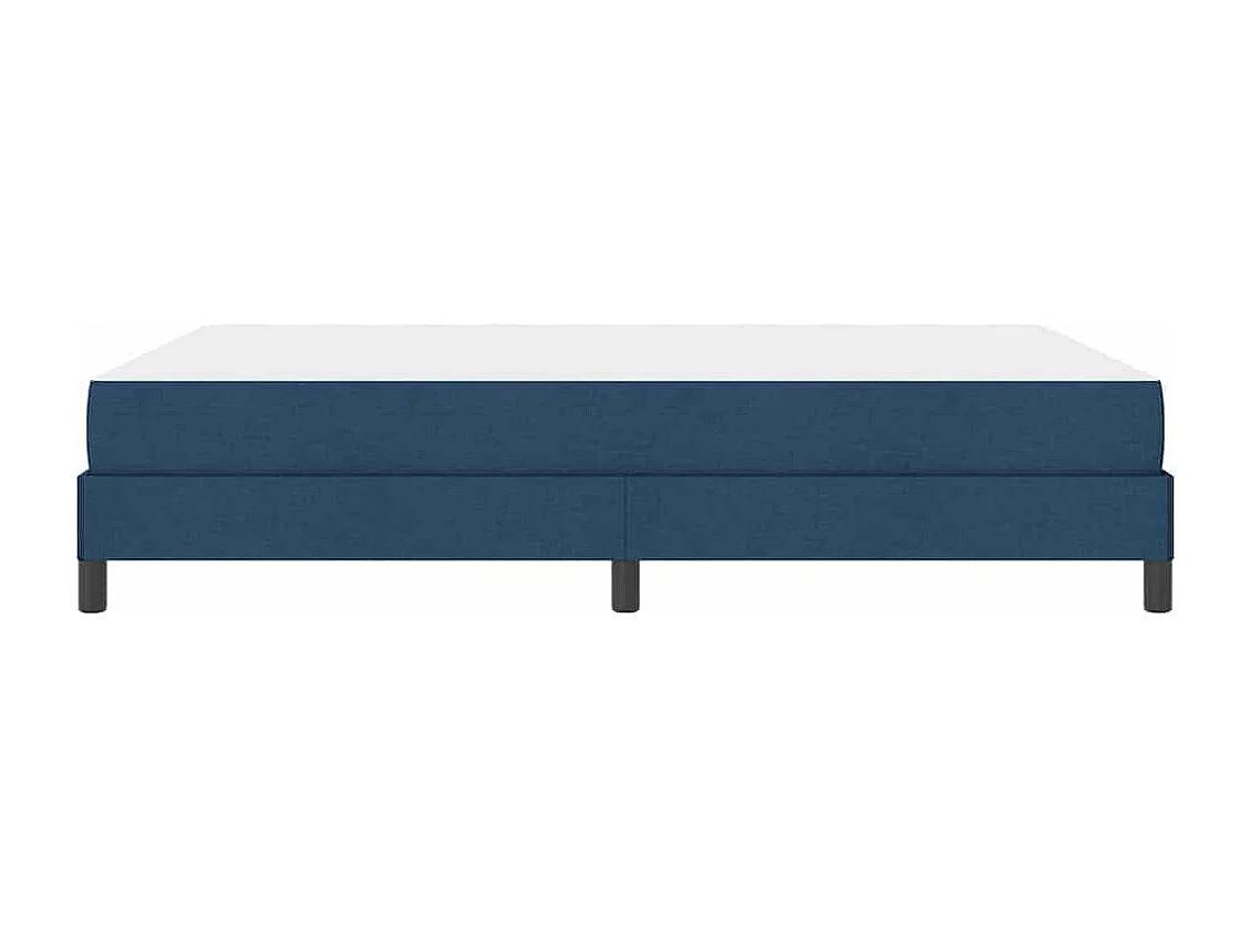 Cama Box com colchão Azul 140 x 200 cm tecido