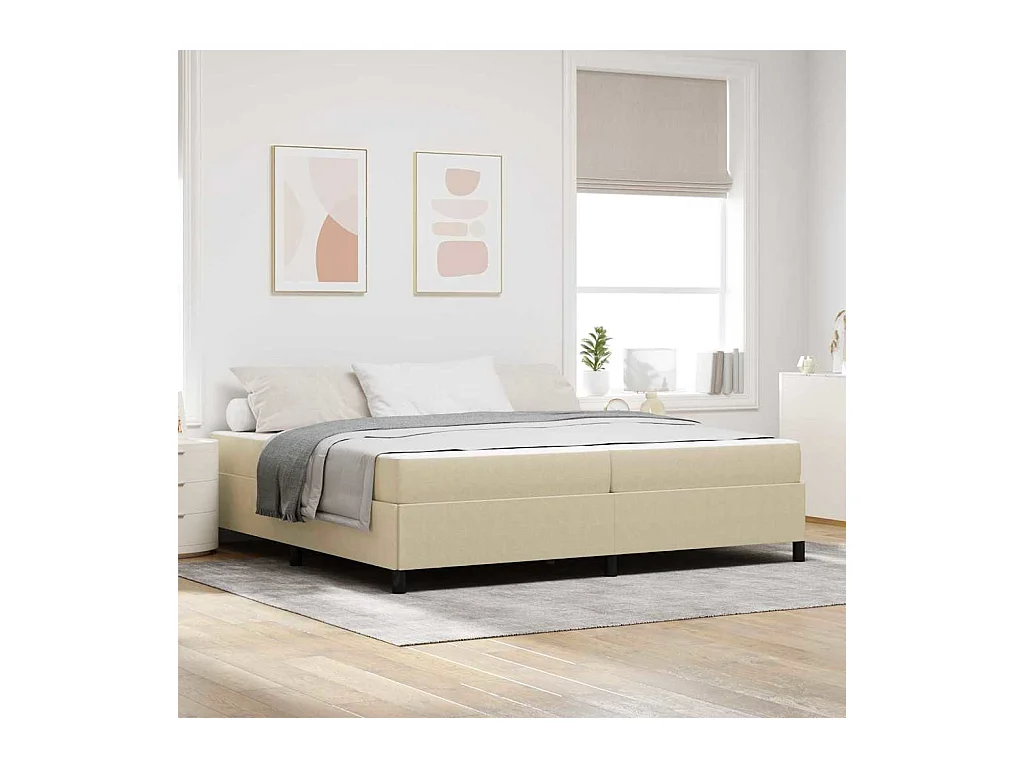 Cadre de lit Vert gris clair 200 x 200 cm